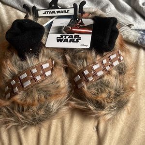 Disney Star Wars Chewbacca Slippers Toddler Size M 7-8 ✨ NWT